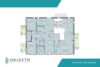 WOHNGRUPPE am Safranberg: 8 barrierefreie Neubau-Wohneinheiten - Grundriss 1.OG Ulm